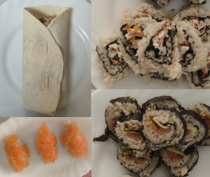 «Sushi» casero y variantes